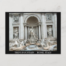 Trevi-Brunnen in Rom, Italien Postkarte