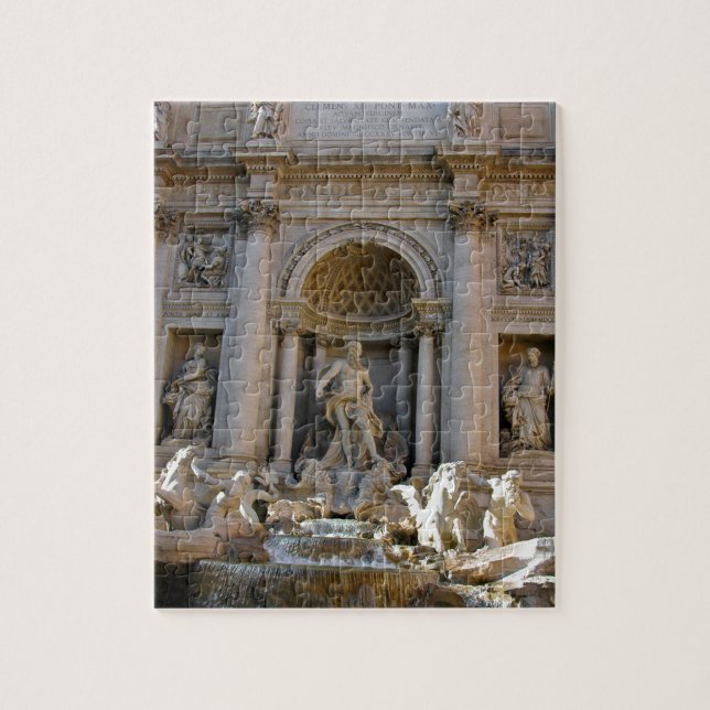 Trevi Brunnen in Rom - Italien Puzzle (Vertikal)