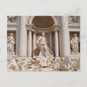 Trevi Brunnen Italien Landschaftlich Postkarte