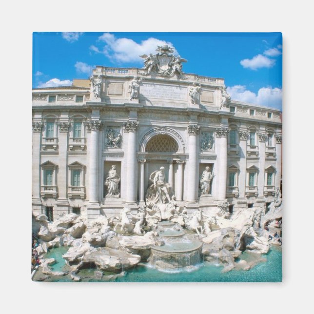Trevi-Brunnen-Magnet Magnet (Vorne)