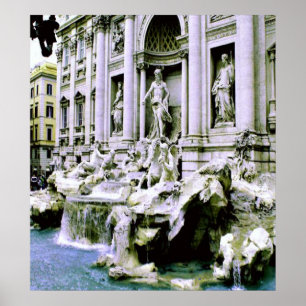 Trevi-Brunnen Poster