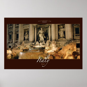 Trevi-Brunnen Poster