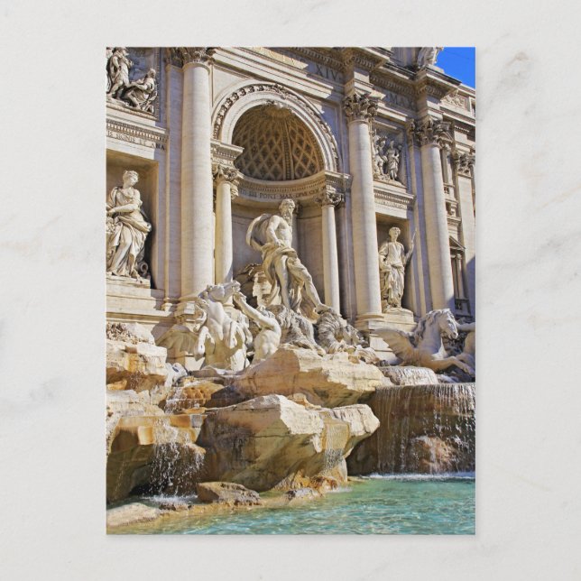 Trevi-Brunnen Postkarte (Vorderseite)