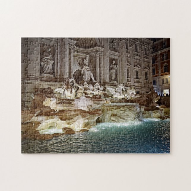 Trevi-Brunnen - Puzzlespiel Roms, Italien Puzzle (Horizontal)