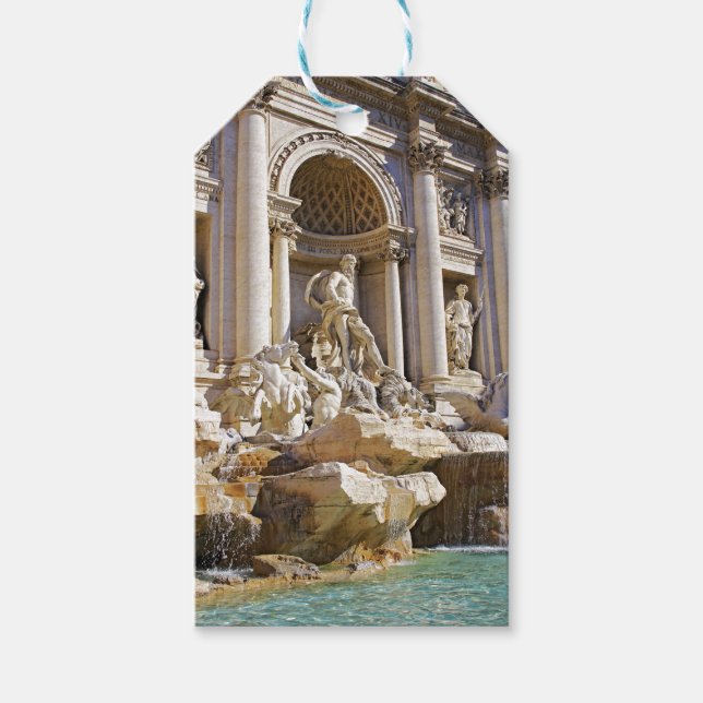 Trevi-Brunnen Rom Fotografie Geschenkanhänger (Vorderseite)