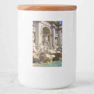 Trevi-Brunnen Rom Fotografie Lebensmitteletikett