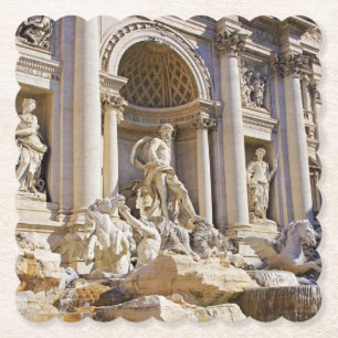 Trevi-Brunnen Rom Fotografie Untersetzer
