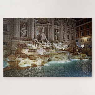 Trevi-Brunnen - Rom, Italien - 20x30 - 1014 PC Puzzle