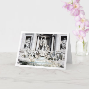 Trevi-Brunnen, Rom, Italien Karte