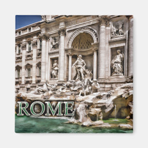 Trevi-Brunnen Rom Italien Magnet
