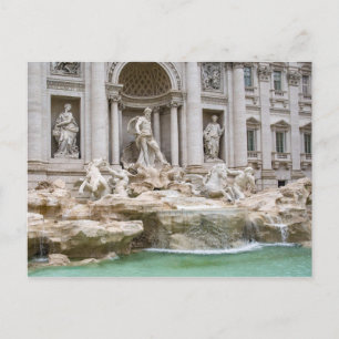 Trevi-Brunnen Rom Italien Panoramapostkarte Postkarte