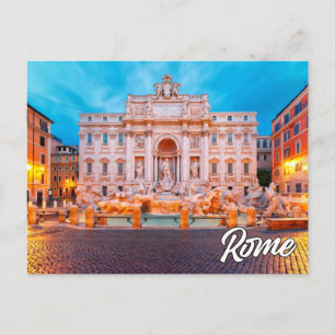 Trevi-Brunnen, Rom, Italien Postkarte