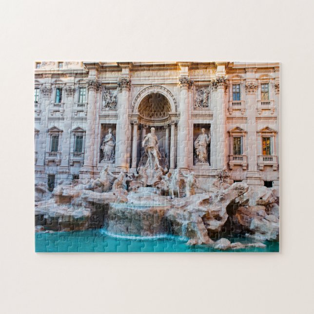 Trevi Brunnen Rom. Jigsaw Puzzle (Horizontal)