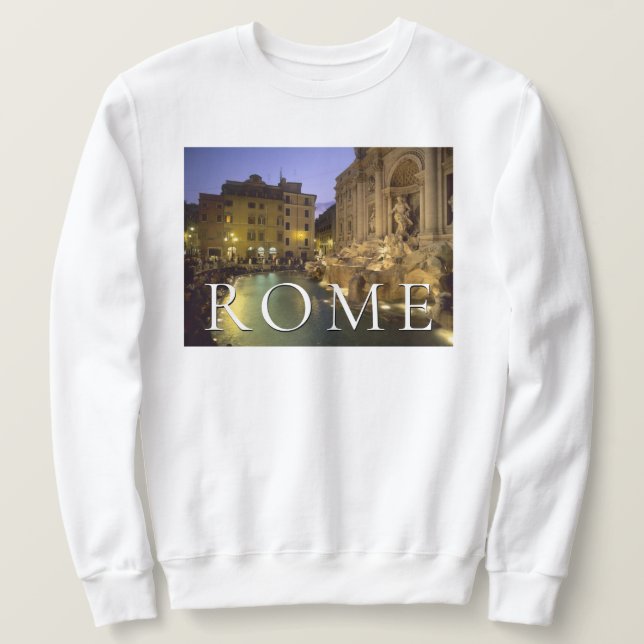 Trevi Brunnen | Rom, Latium, Italien Sweatshirt (Design vorne)