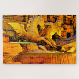 Trevi Brunnen Rom. Puzzle