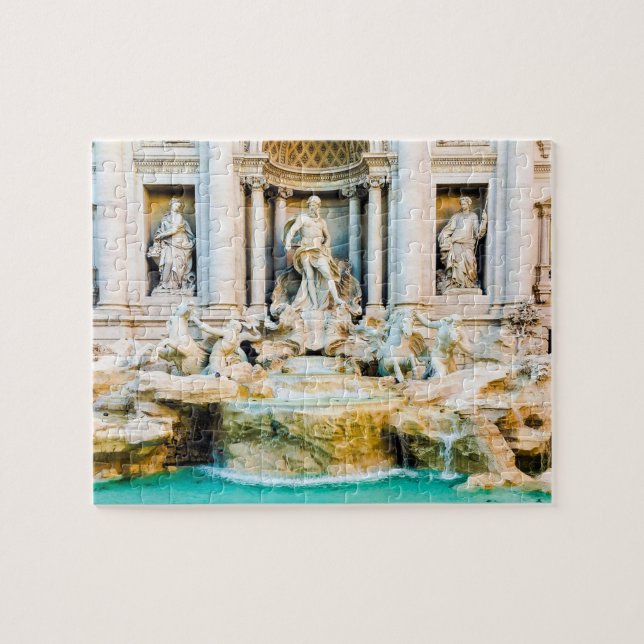 Trevi Brunnen - Roma, Italien - 8x10 - 110 Stk. Puzzle (Horizontal)