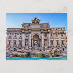 Trevi-Brunnen, Roma, Italien Postkarte