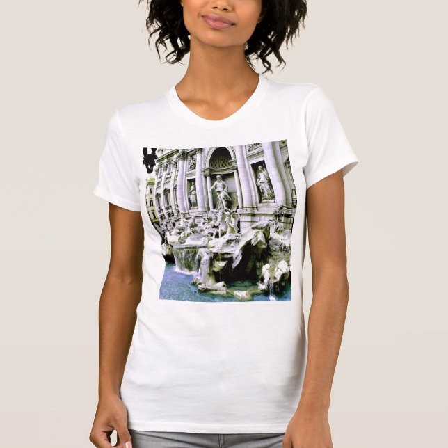 Trevi-Brunnen T-Shirt (Vorderseite)