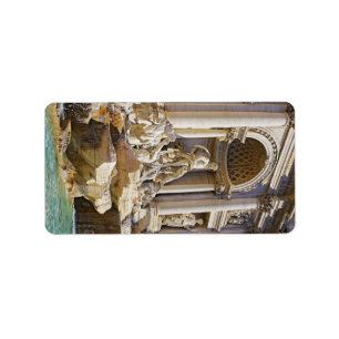 Trevi Fountain Adressaufkleber