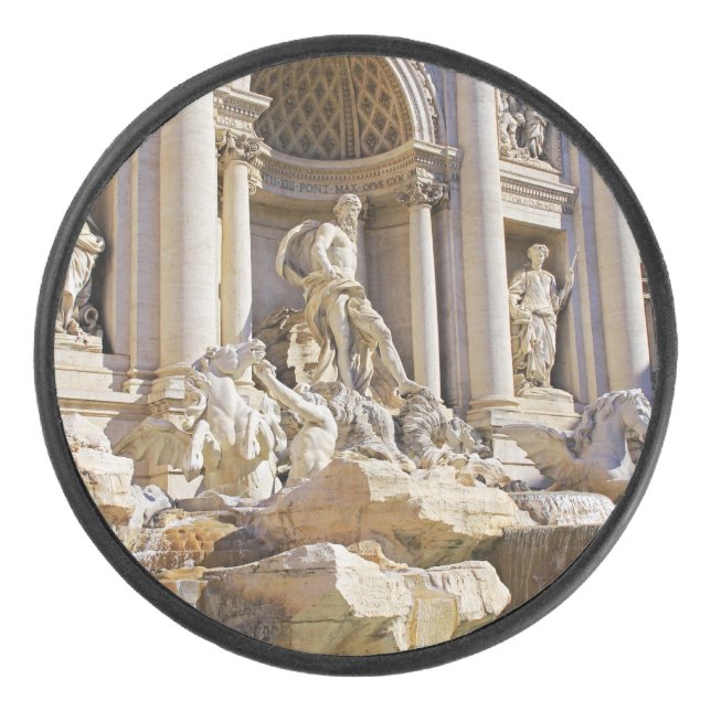 Trevi Fountain Eishockey Puck (Vorderseite)