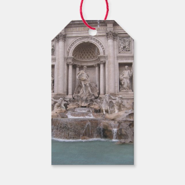 Trevi Fountain Geschenkanhänger (Vorderseite)