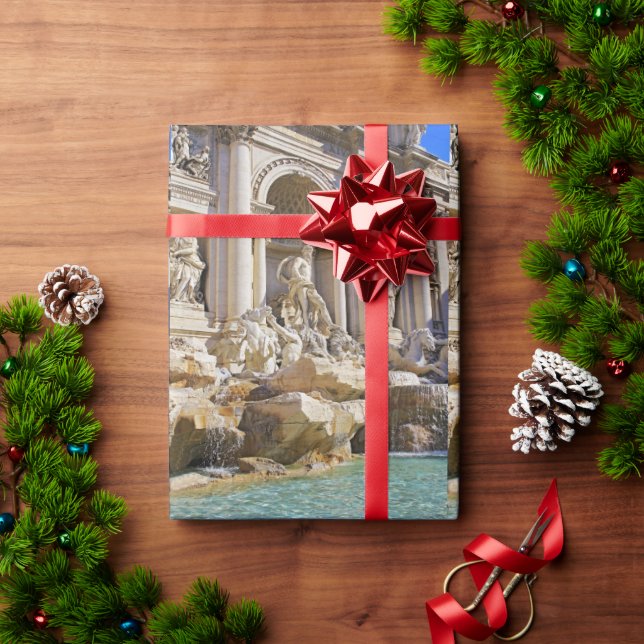 Trevi Fountain Geschenkpapier (Feiertagsgeschenk)
