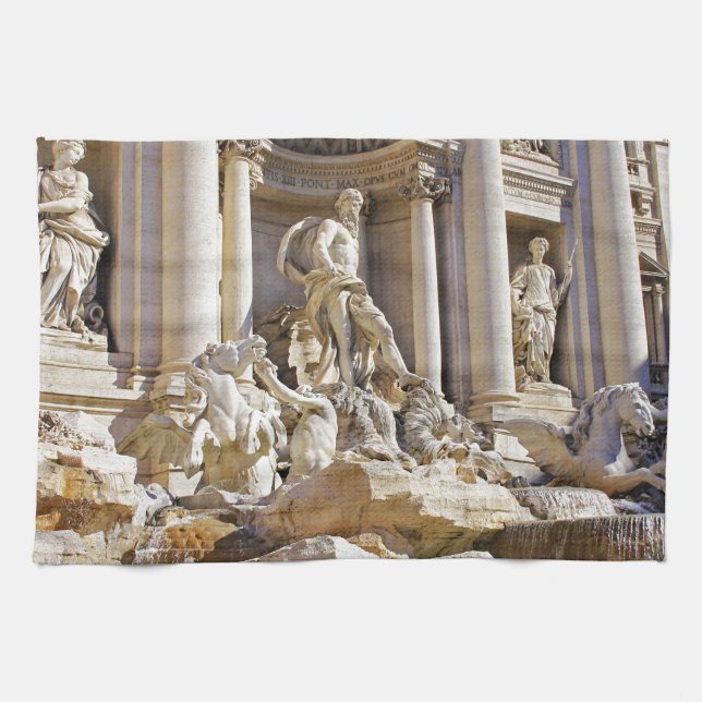 Trevi Fountain Geschirrtuch (Horizontal)
