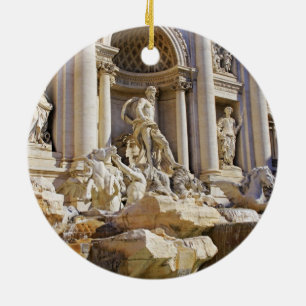 Trevi Fountain Keramik Ornament