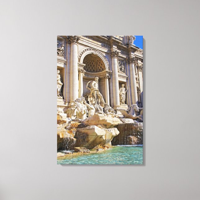 Trevi Fountain Leinwanddruck (Vorderseite)