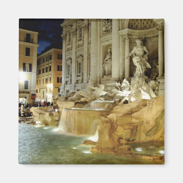 Trevi Fountain Magnet (Vorne)