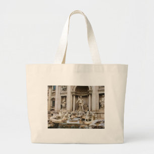 Trevi Fountain Rom Italien Foto Jumbo Stoffbeutel