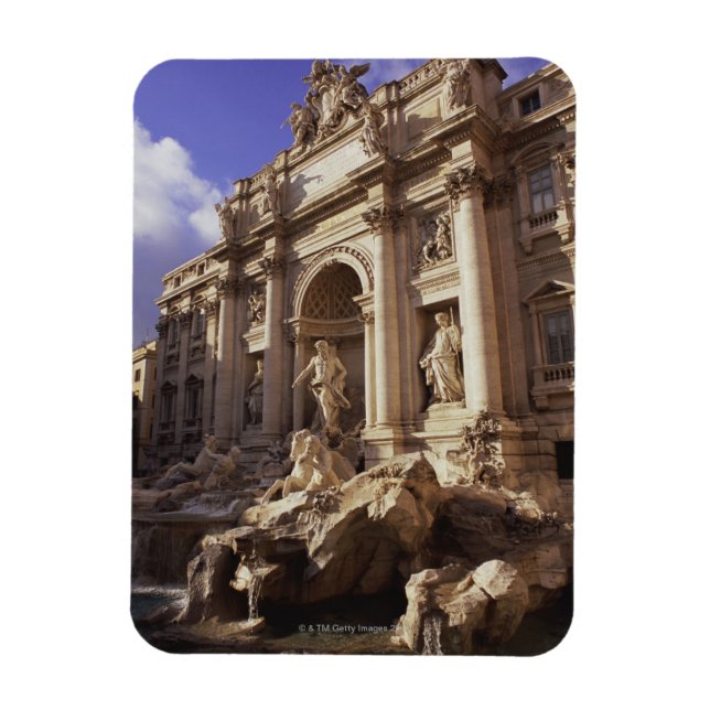 Trevi Fountain, Rom, Italien Magnet (Vertikal)