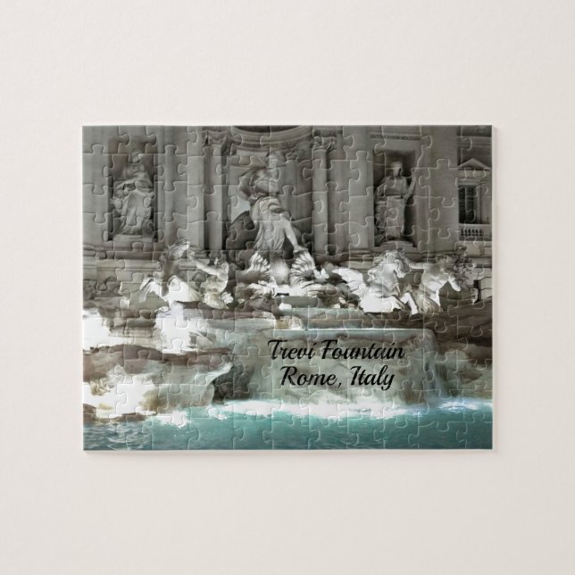 Trevi Fountain, Rom Italien Puzzle (Horizontal)