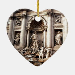 Trevi Fountain Rom Italien Reisen Keramikornament