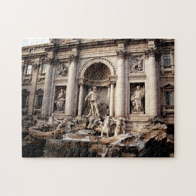 Trevi Fountain Rom Italien Reisen Puzzle (Horizontal)