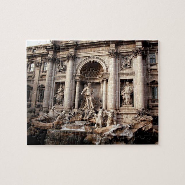 Trevi Fountain Rom Italien Reisen Puzzle (Horizontal)