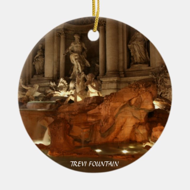 Trevi Fountain Rom Keramikornament (Vorne)