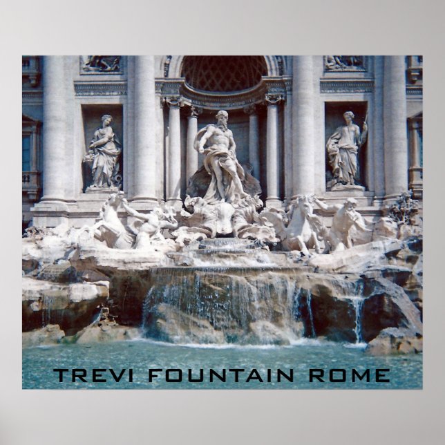 Trevi Fountain Rom Poster (Vorne)
