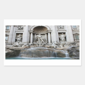 Trevi Fountain Rom Rechteckiger Aufkleber