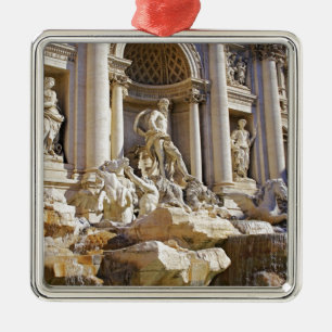 Trevi Fountain Silbernes Ornament