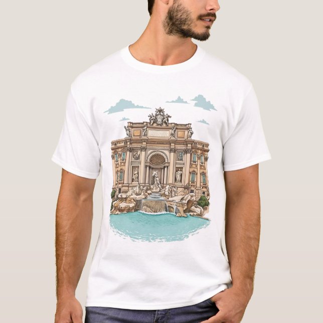 TREVI FOUNTAIN T-Shirt (Vorderseite)