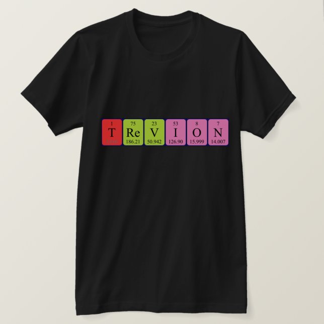 Trevion Periodenname Shirt (Design vorne)