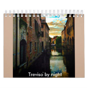 Treviso bis zum Nacht Kalender