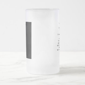 Trevor Regeln für das Leben Mattglas Bierglas