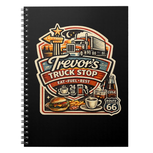 Trevors Truck Stop Notizblock (Vorderseite)