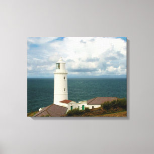 Trevose Head Lighthouse Cornwall England Leinwanddruck