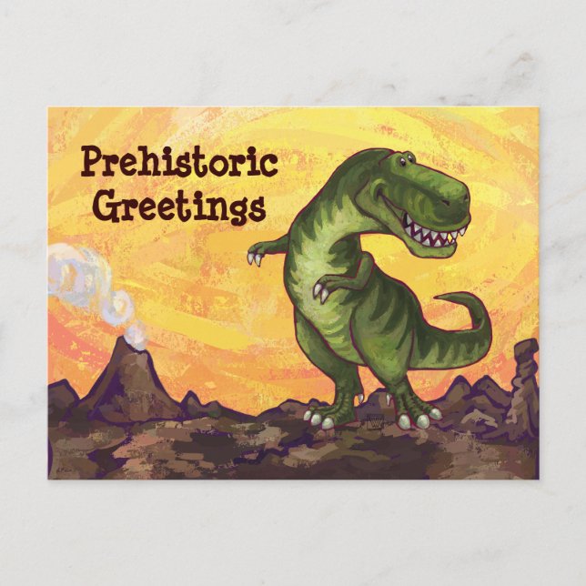 TRex Art Post Card Postkarte (Vorderseite)
