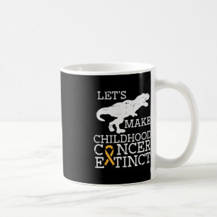 Trex Childhood Cancer Extinct Awareness Dinosaur B Kaffeetasse