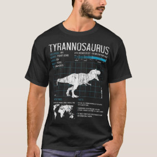 TRex Dinosaur    FaktenTyrannosaurus Wissenschaft  T-Shirt