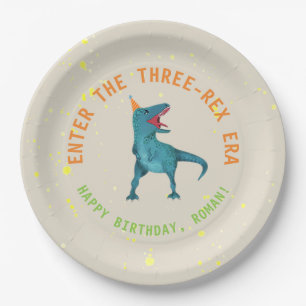Trex Dinosaur Geburtstagsparty Teller